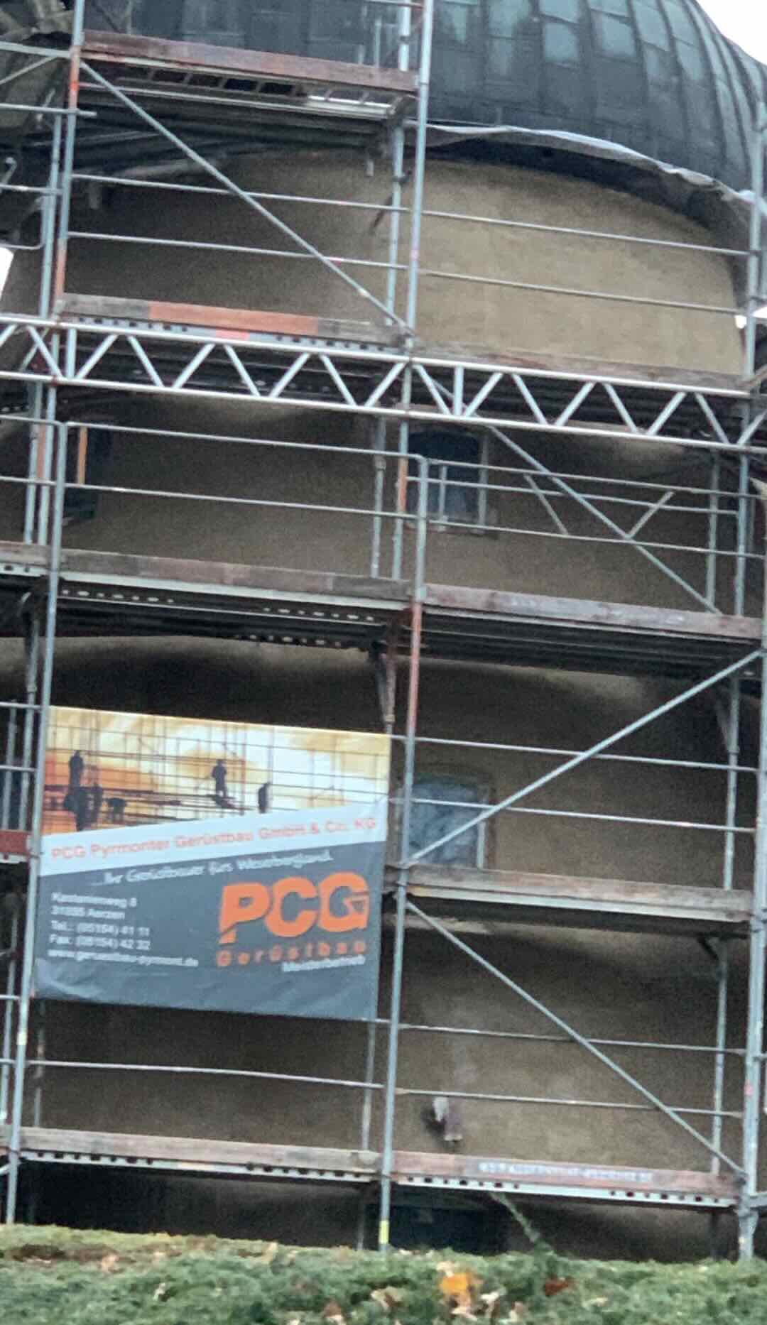 Sanierungsarbeiten an der Windmühle Tündern 2025