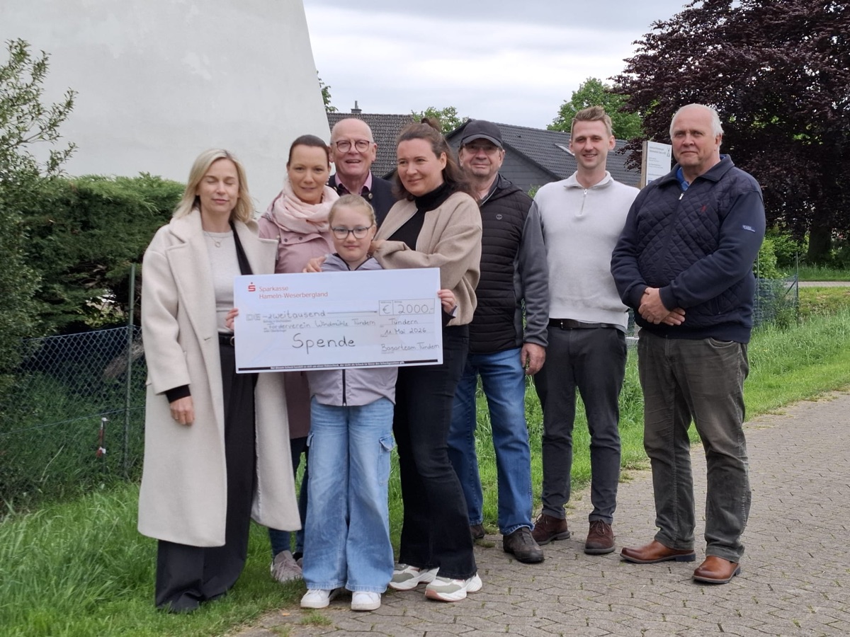 Donation from the Tündern Bazaar Team