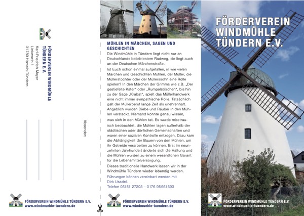 Vorschau des Flyers der Windmühle Tündern